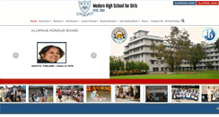 Desktop Screenshot of mhsforgirls.edu.in